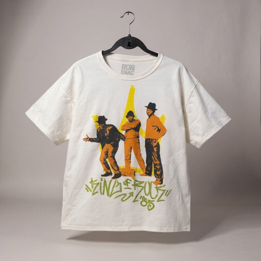 RUN DMC King of‎ Rock 85 T Shirt White XXL